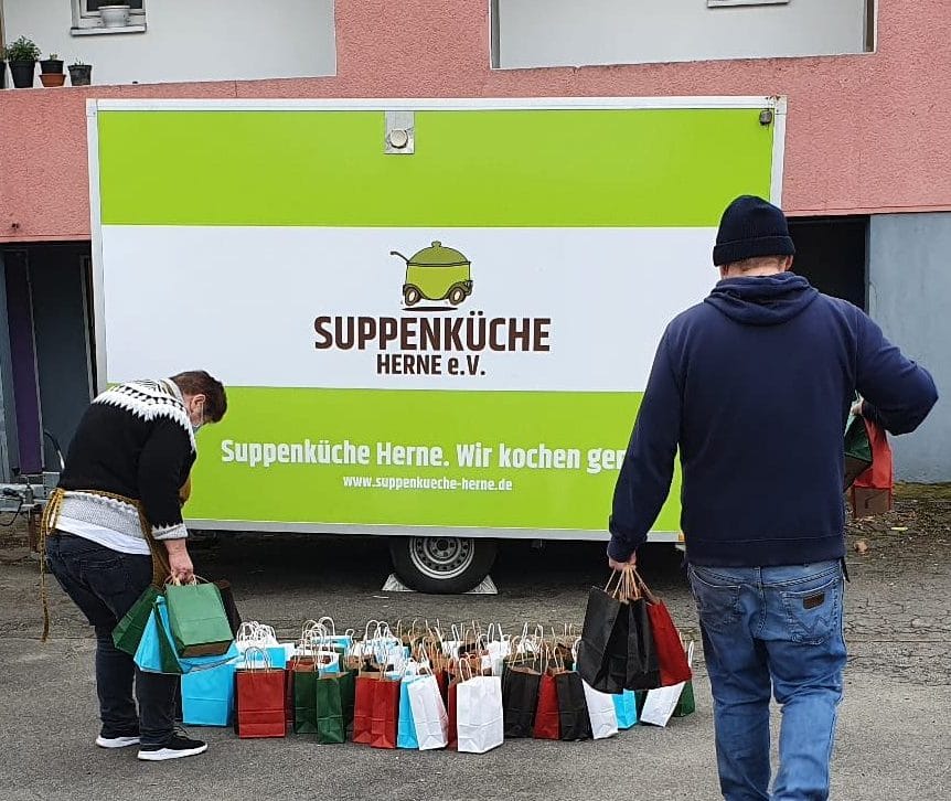 Spendenaktion an die Suppenküche Herne